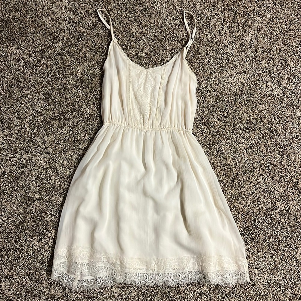 Hollister White Mini Dress